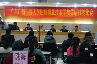 2012年广东广播电视大学附属职业技术学校学生英语技能竞赛圆满结束
